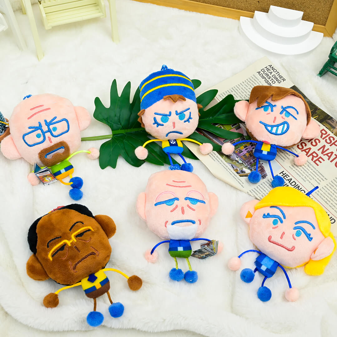 Custom Plush Keychain Lovely Chibi Cute with String Animal Plush Breaking Bad Plush Toy Popular Lifelike Stuffed Animal Toy