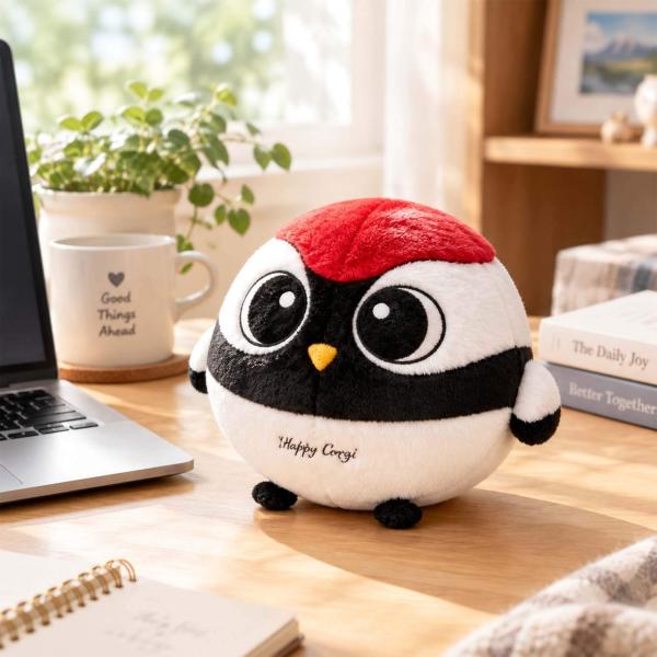 Custom Red-crowned Crane Plush Pillow Doll